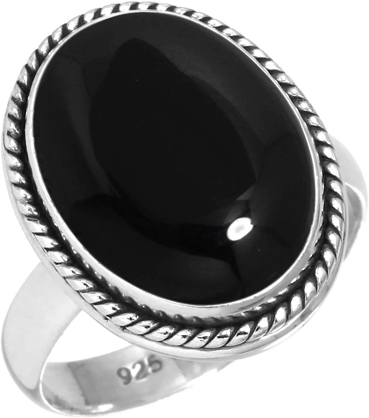 Boho Handmade Jewelry Chunky Natural Gemstone Ring for Women