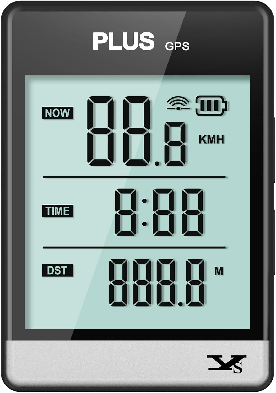GPS Bike Computer with Large Display and Waterproof Design