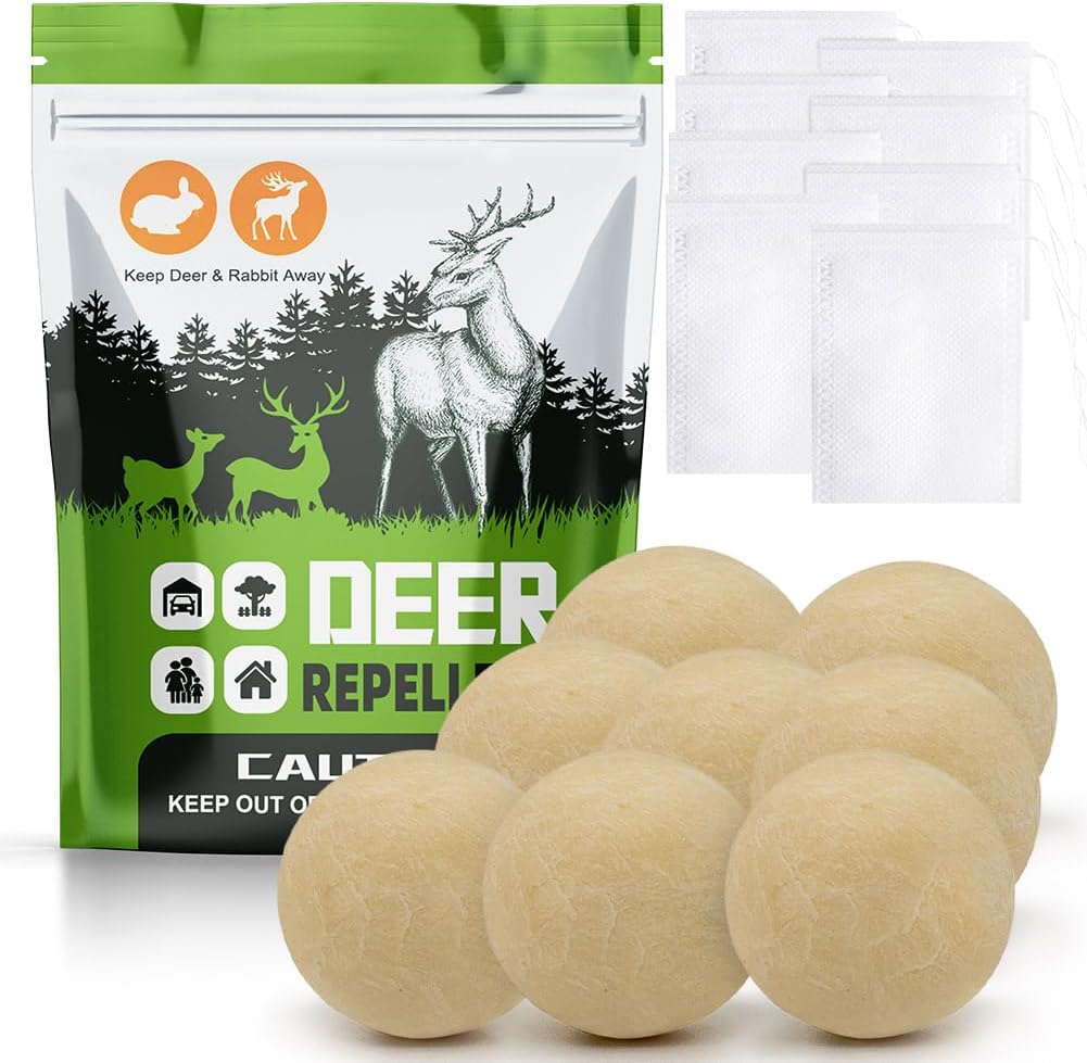 Powerful Deer Repellent for Plants and Gardens - 8P