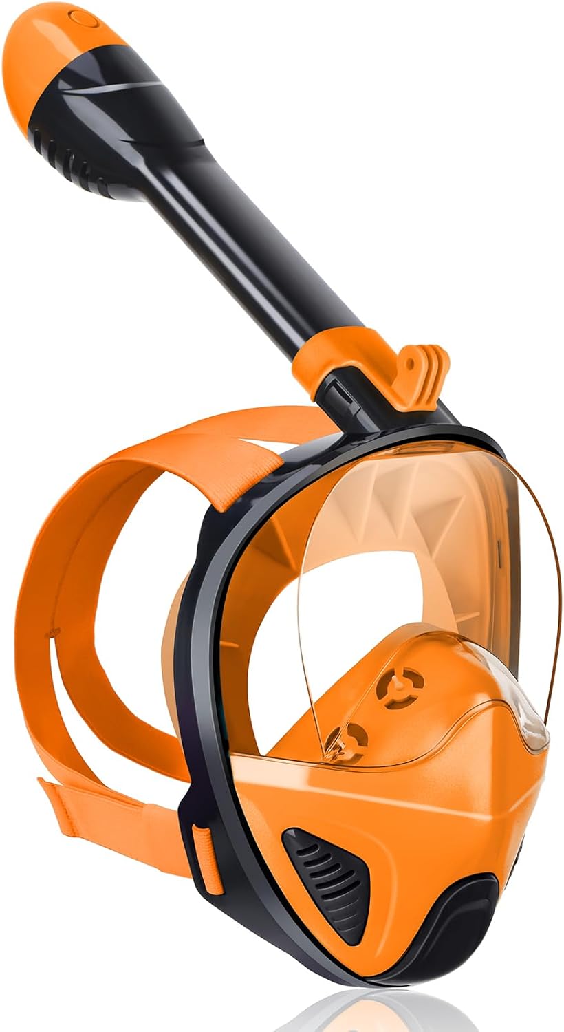 AnSun 180 Panoramic View Snorkel Mask for Safe & Clear Experience