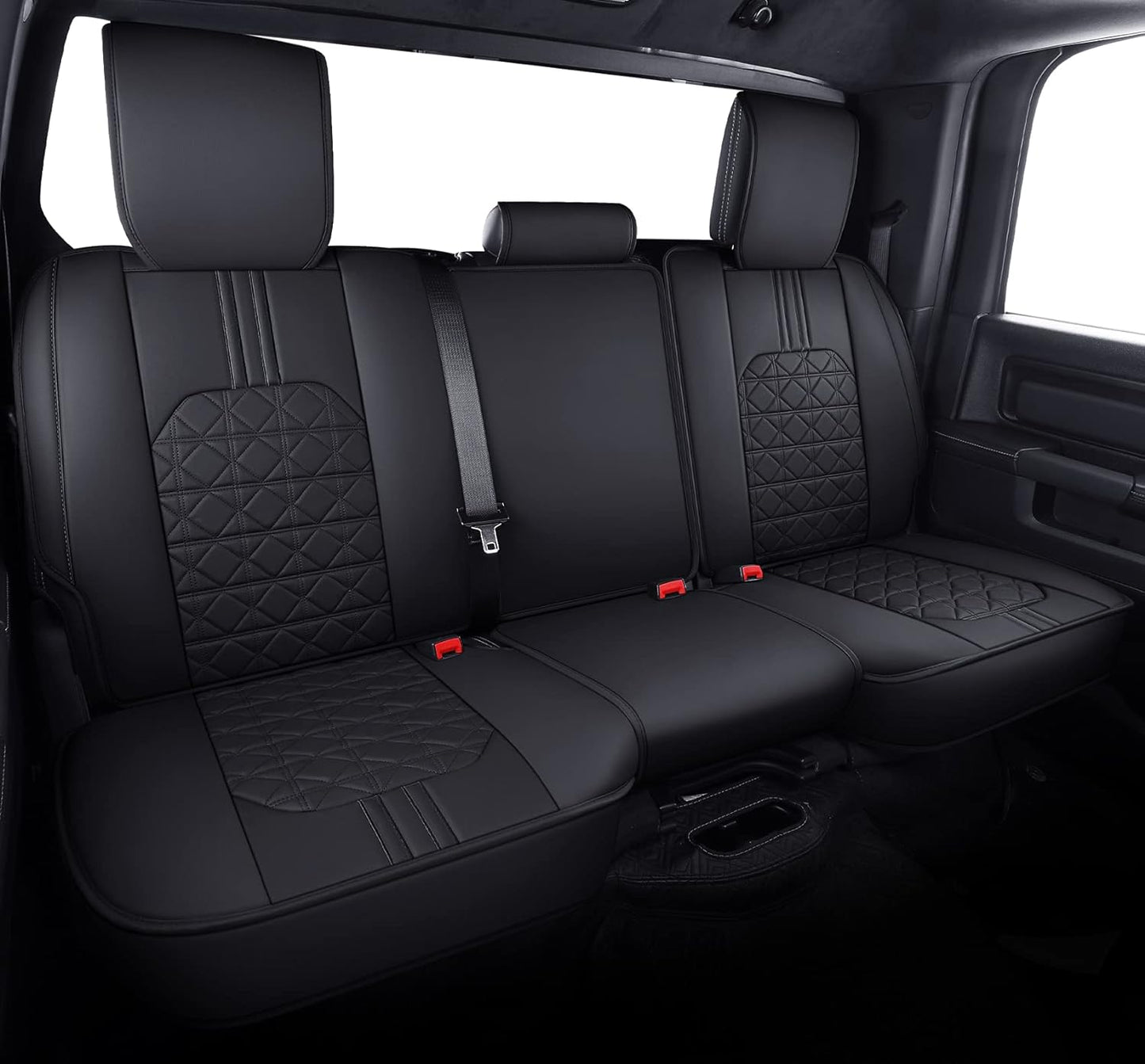 YIERTAI Rear Seat Covers for RAM 1500 2500 3500HD - Waterproof
