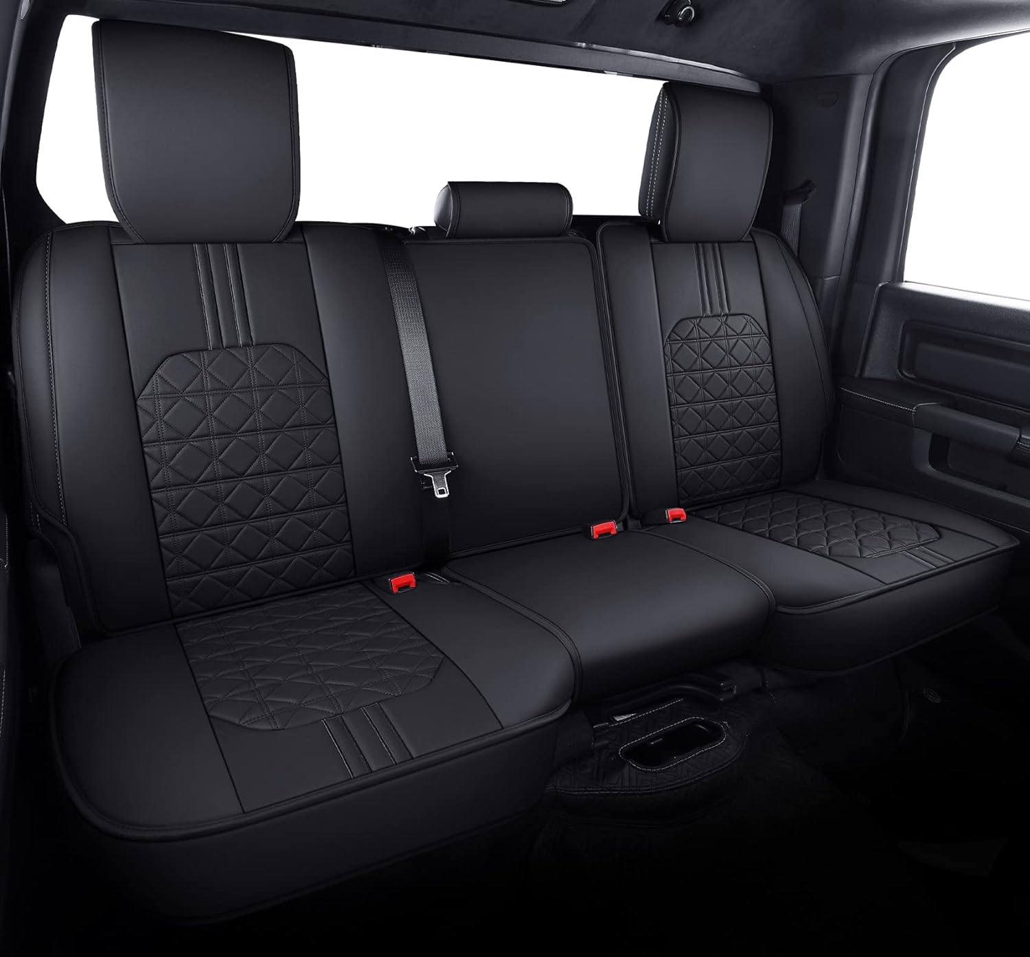 YIERTAI Rear Seat Covers for RAM 1500 2500 3500HD - Waterproof