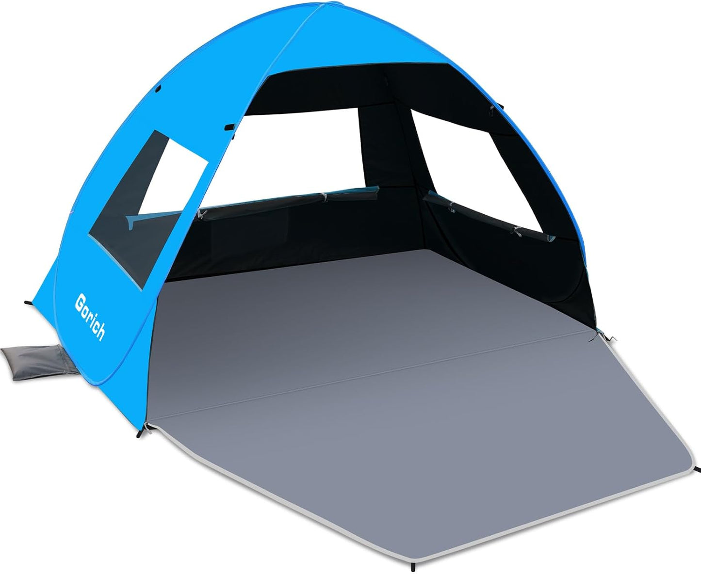 Gorich Easy Pop Up Beach Tent for 3-4 Person with UV Protection