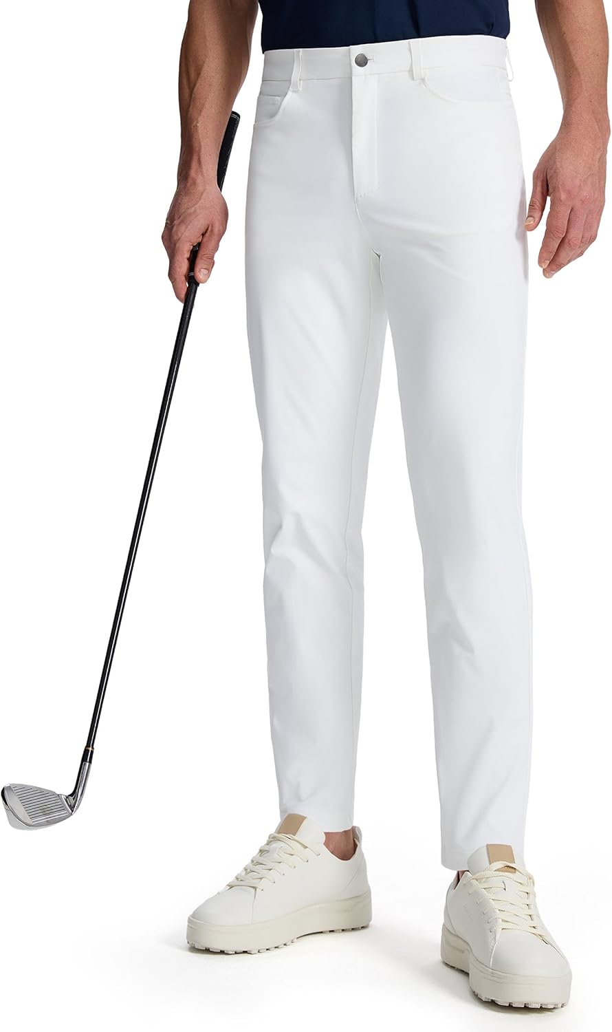 Willit Mens Golf Pants with 5 Pockets for Ultimate Comfort