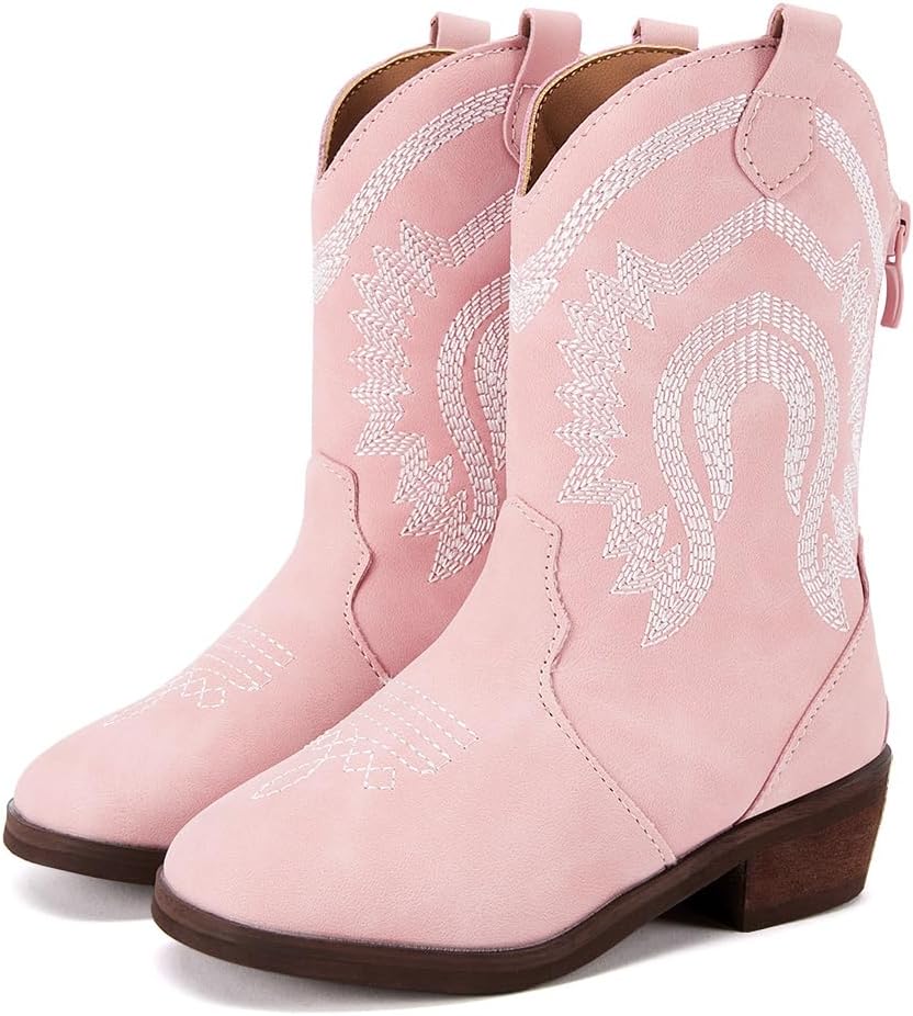BMCiTYBM Girls Cowgirl Boots for Toddlers - Stylish Comfort