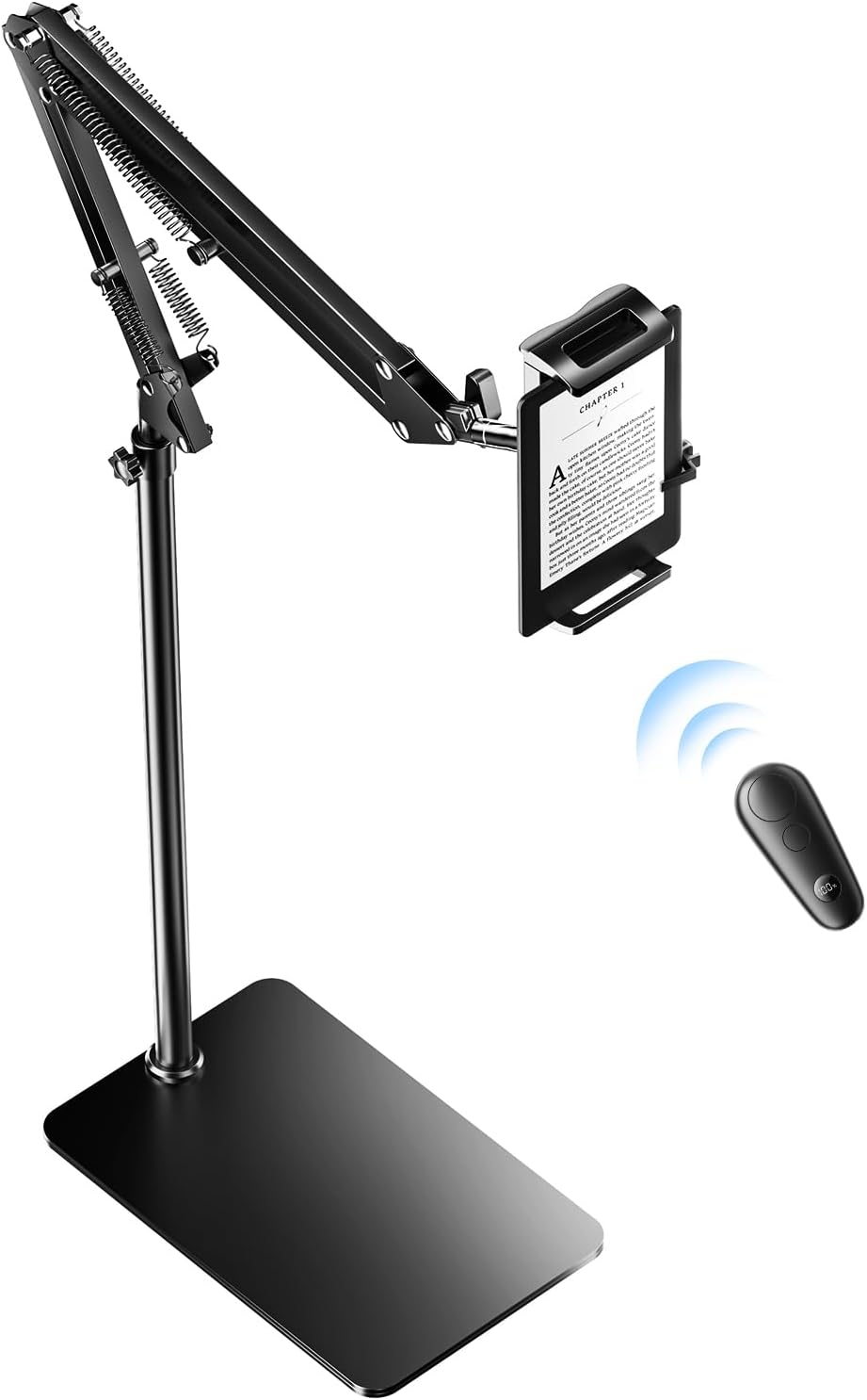 Ergonomic Floor Stand for Kindle with Remote Page Turner