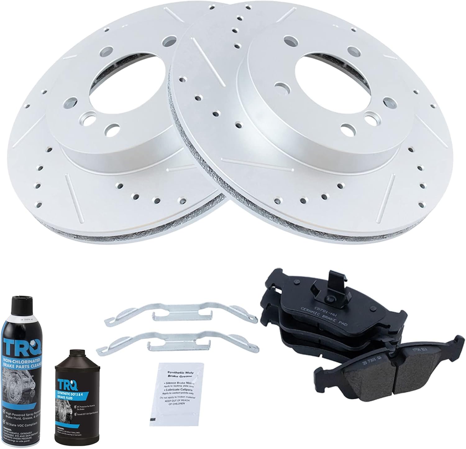 Premium G-Coated Performance Brake Pad & Rotor Kit for BMW