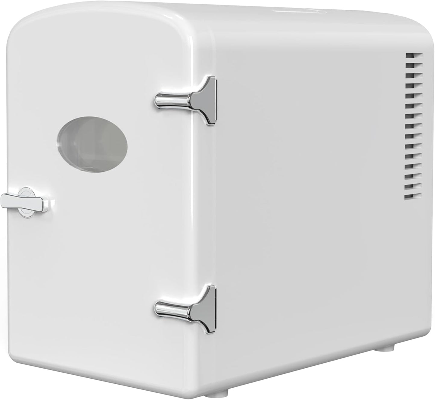 Compact Mini Fridge with Observation Window for Skincare & Beverages