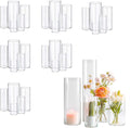 30pcs Glass Vase Cylinder Vases for Elegant Centerpieces