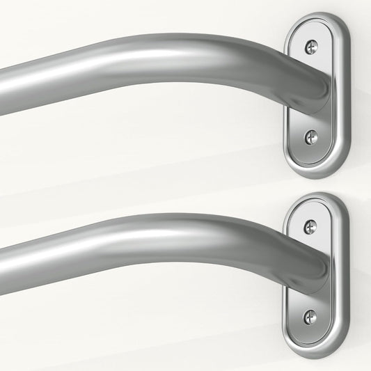 Wrap Around Curtain Rods for Windows 48 to 84 Inch - Heavy Duty