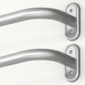 Wrap Around Curtain Rods 2 Pack 28 to 48 in - Heavy Duty Blackout