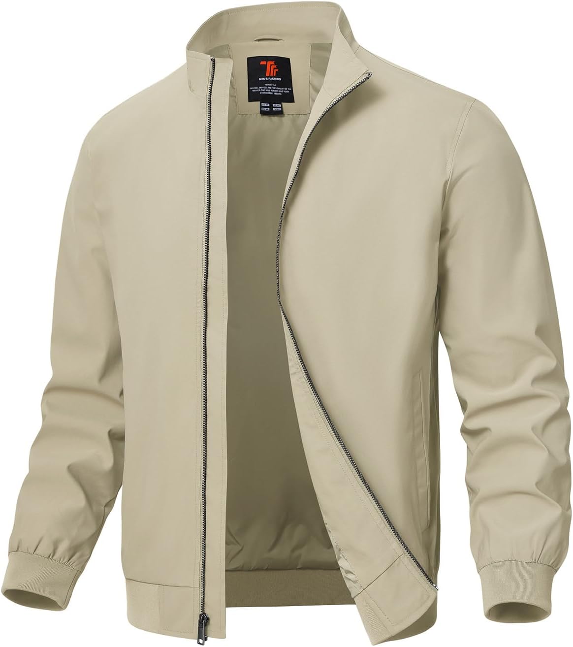 TBMPOY Mens Lightweight Jackets for Casual Work and Sports