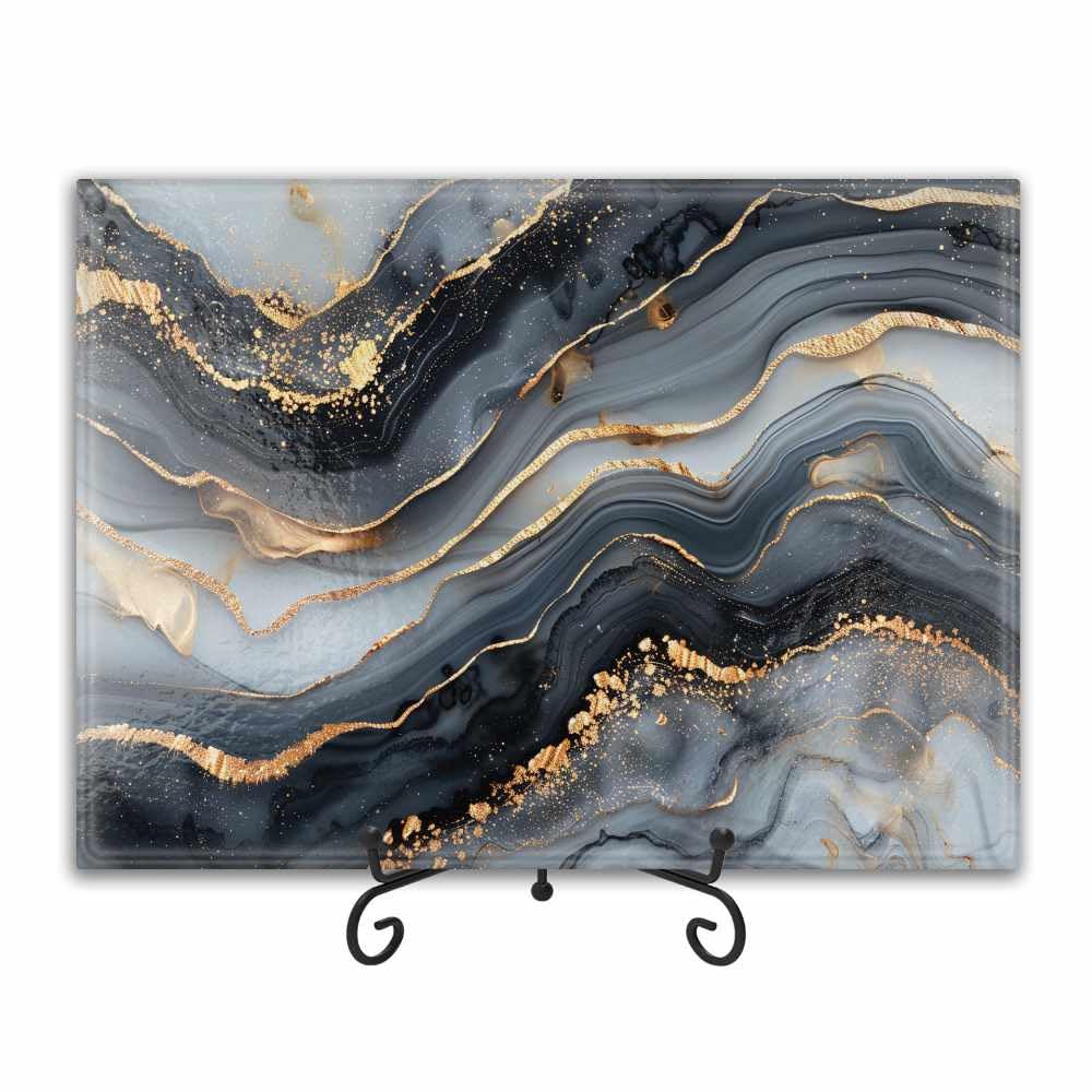Joy Art Emporium Tempered Glass Cutting Board for Kitchen Use