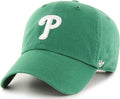 47 MLB Kelly Green Primary Logo Clean Up Adjustable Hat - Relaxed Fit