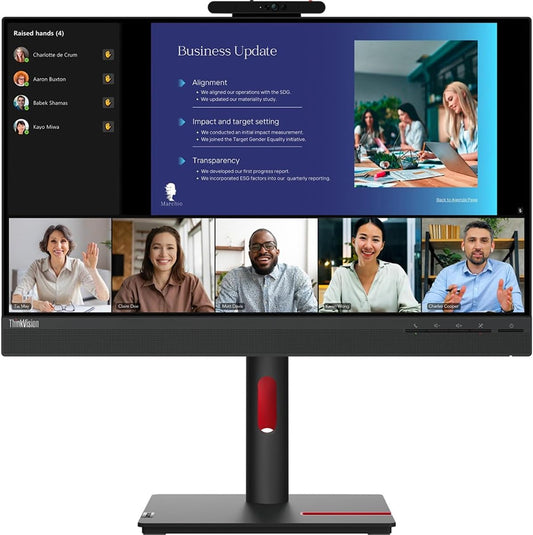 Lenovo ThinkVision T24v-30: Crisp Full HD Webcam Monitor
