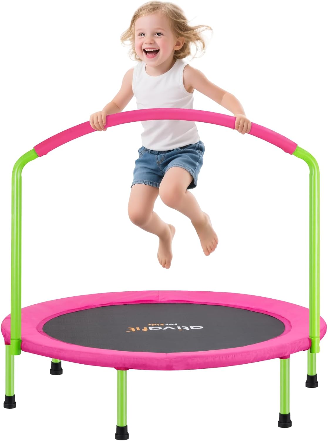 Ativafit 36inch Elastic Band Big Handle Toddler Trampoline