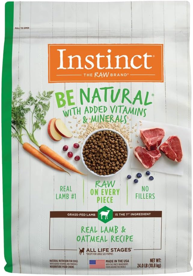 Instinct Be Natural Dry Dog Food with Real Lamb & Oatmeal