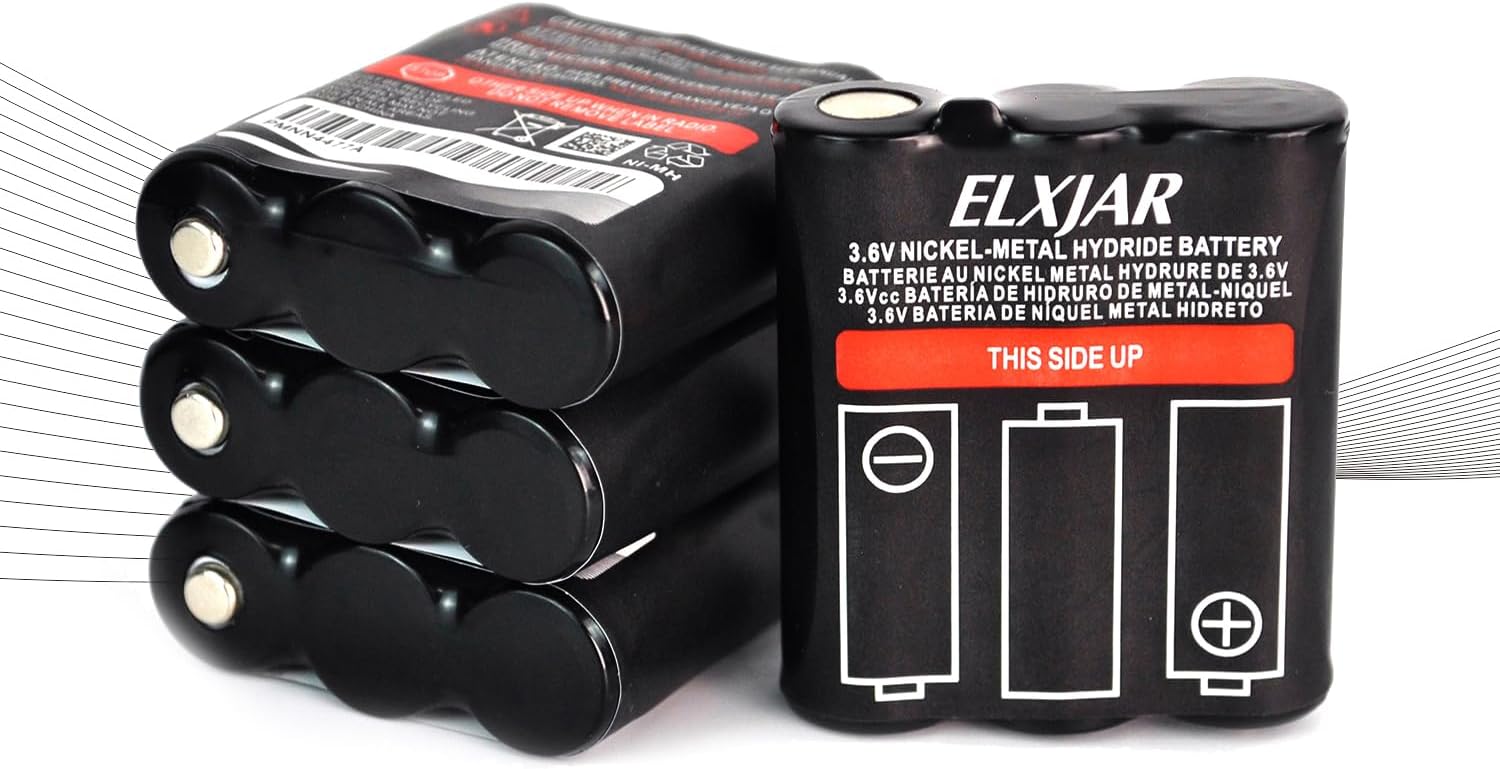 3.6V 800mAh Ni-MH Battery Replacement for Motorola Walkie Talkies
