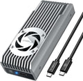 ineo USB 4.0 M.2 NVMe SSD Enclosure with Cooling Fan