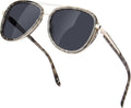Polarized Sunglasses for Women UV Protection Retro Mirrored Shades Not