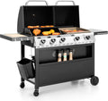 Propane Gas Grill and Griddle Combo - 696 sq. in. Cooking Area