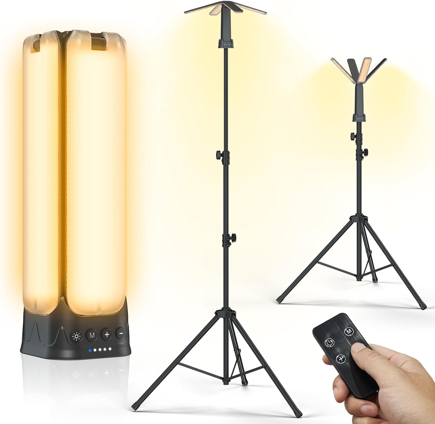 Camping Lights with Remote & Stand - 6000 Lumen Portable Lantern