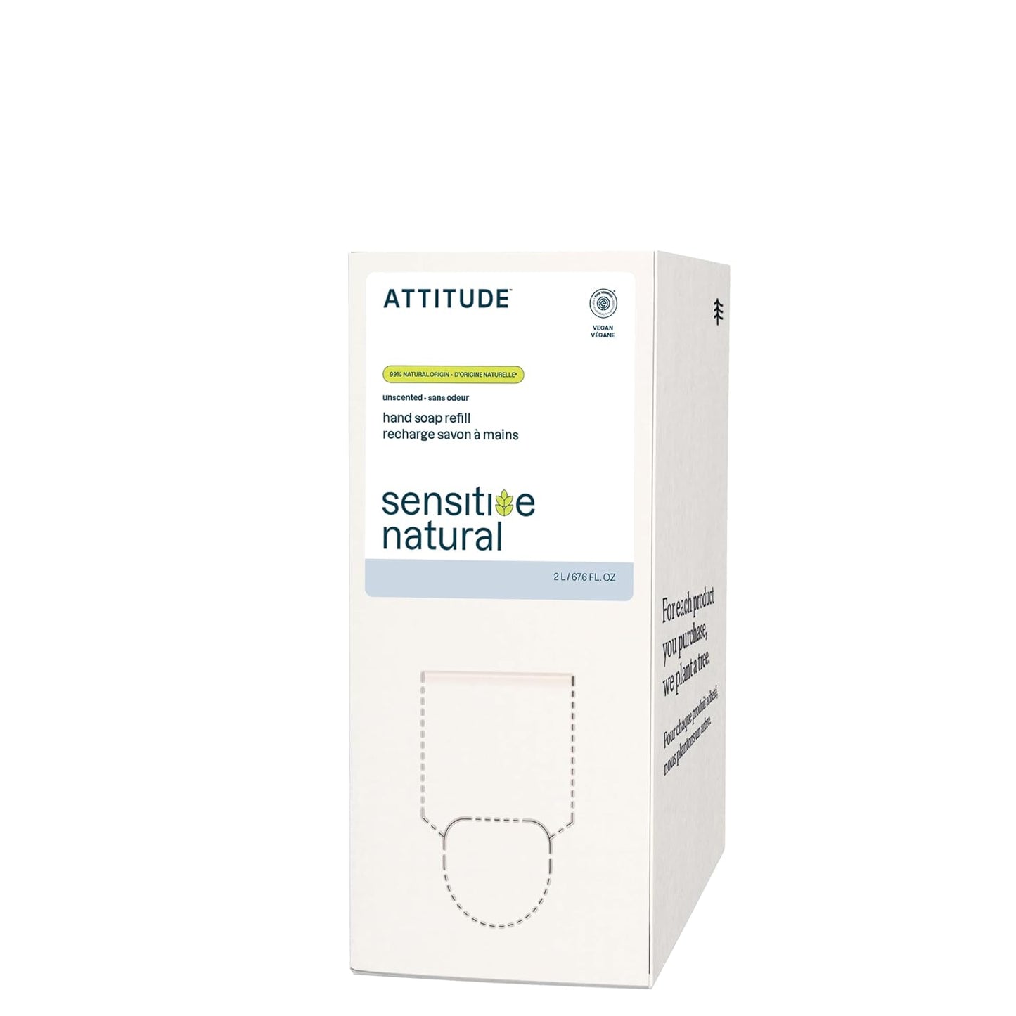 Gentle Hand Soap for Sensitive Skin, EWG Verified, Vegan Refill