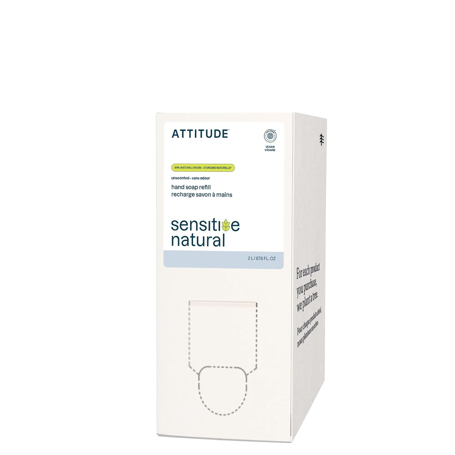 Gentle Hand Soap for Sensitive Skin, EWG Verified, Vegan Refill