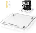 Acrylic Appliance Slider 13in x 14in Clear - Quiet Rubber Wheels