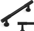 Amerdeco Matte Black Cabinet Pulls 3.75 in Hole Centers - 10 Pack