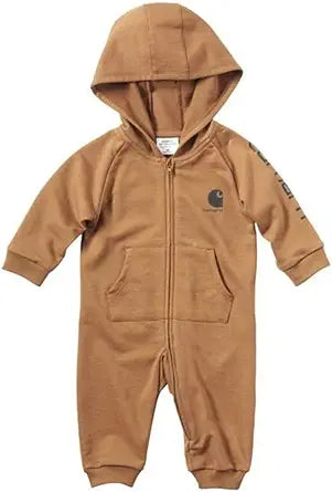 Carhartt Kid's CM8717 Long-Sleeve Zip-Front Hooded Coverall