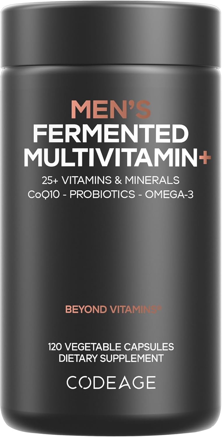 Codeage Mens Daily Multivitamin with 25+ Essential Nutrients