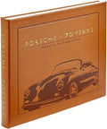 Porsche 70 Years Illustrated Hardcover - Handbound Tan Leather