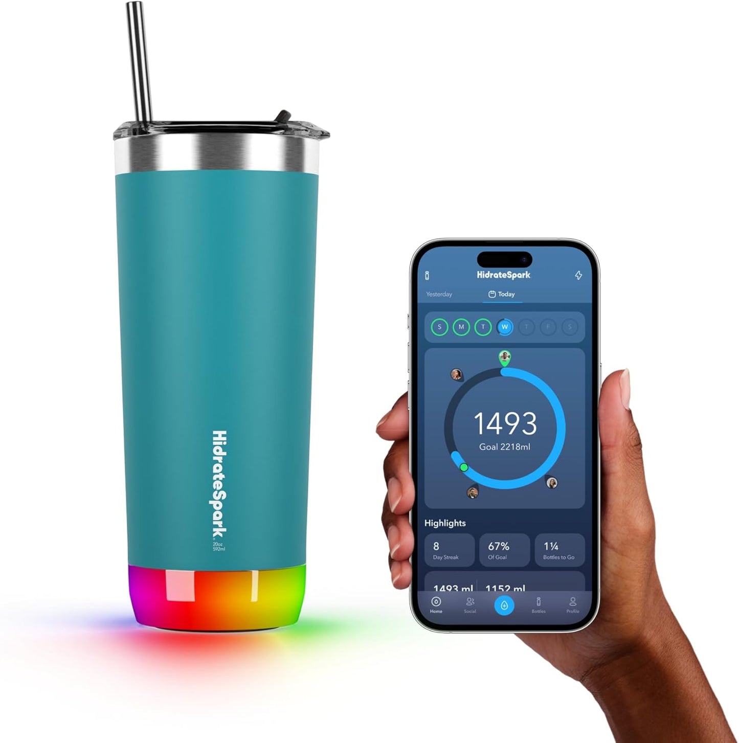 Hidrate Spark PRO Smart Tumbler Tracks Your Hydration Needs