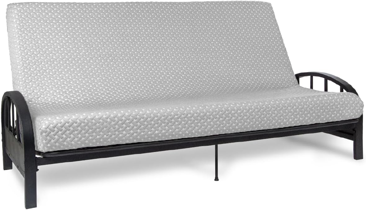 Milliard Memory Foam Futon Mattress Full Size in Light Grey