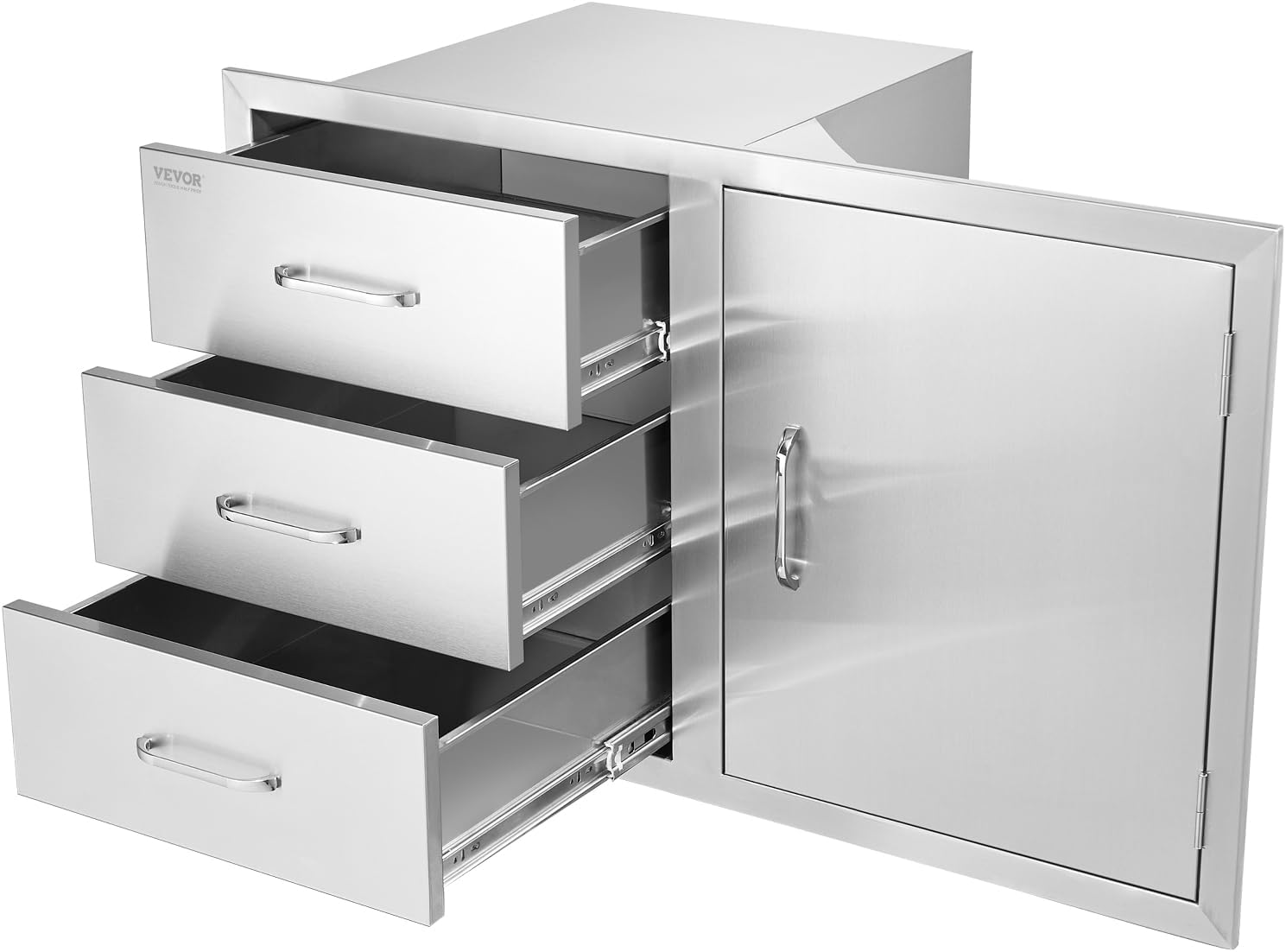 VEVOR BBQ Island Drawers Combo for Outdoor Kitchen Storage