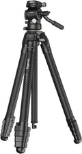 SmallRig Portable Carbon Fiber Travel Tripod Kit - Lightweight 61.8in