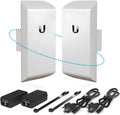 Wireless Bridge LOCOM5 Pre-Configured Bundle of 2 - Long-Range 5 GHz
