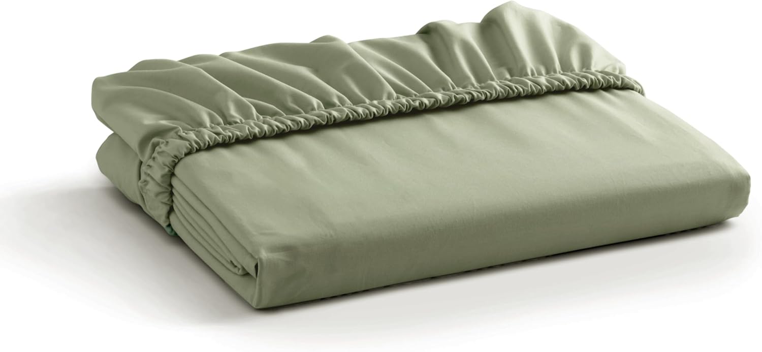 100% Cotton Percale Weave King Fitted Sheet for Cozy Sleep