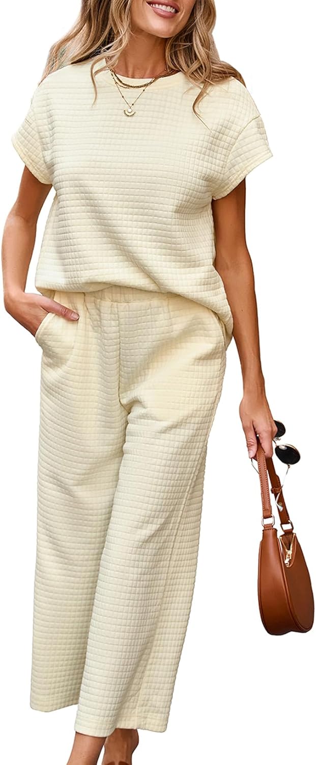 SHEWIN Womens Two Piece Fall Outfits for Casual Comfort