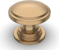 Kitchen Cabinet Knobs 25 Pack 1-1/4 in Champagne Bronze - Solid Feel