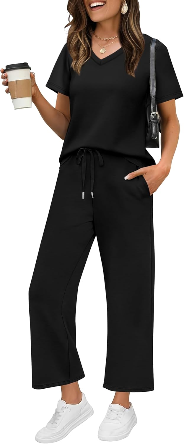 WIHOLL Summer Lounge Set for Women - Stylish Beach Outfit