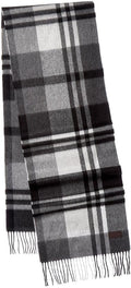 Hickey Freeman Patterned 100% Cashmere Scarf for Men - Ultra Soft