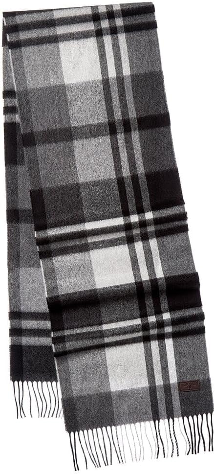 Hickey Freeman Patterned Cashmere Scarf for Men - Ultra-Soft