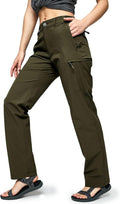 MIER Women's Quick Dry Cargo Pants - Lightweight Stretch (Style W9F7)