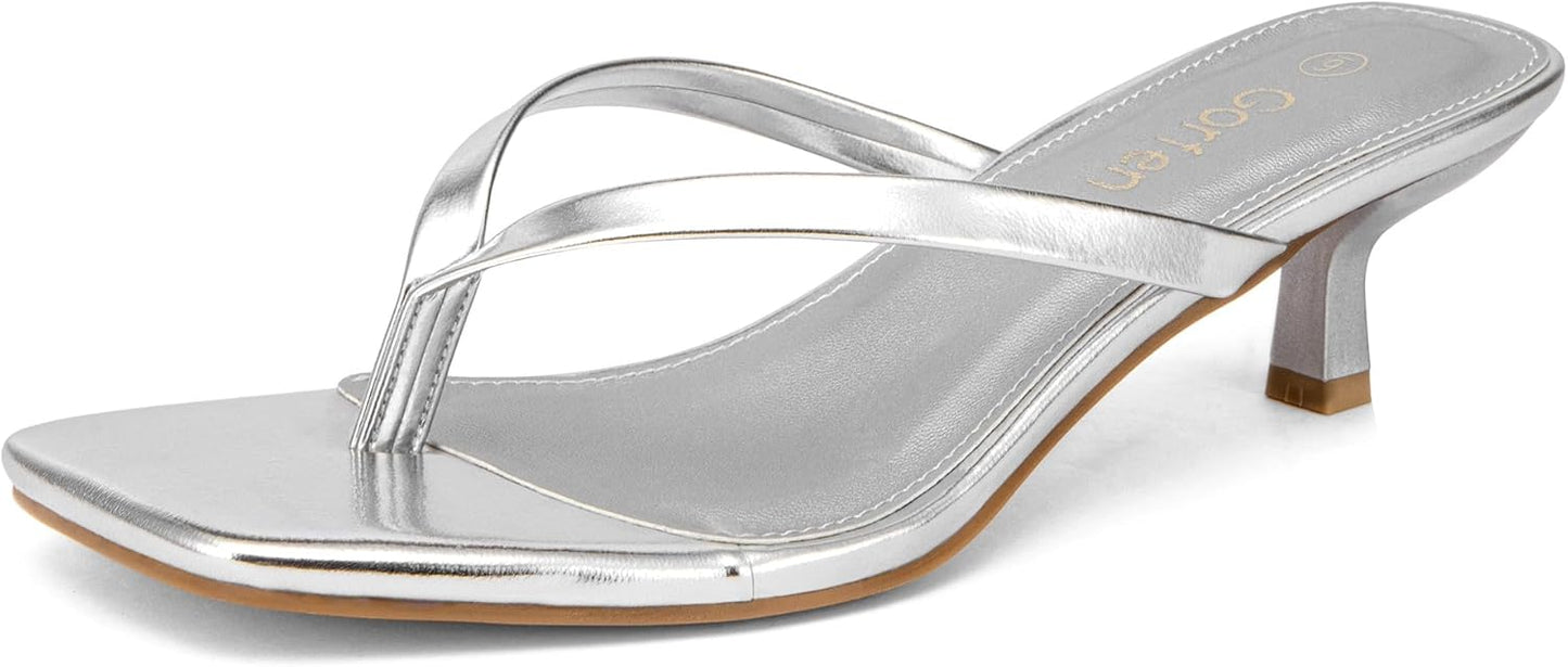 Elegant Women's Kitten Heel Sandals for Stylish Comfort