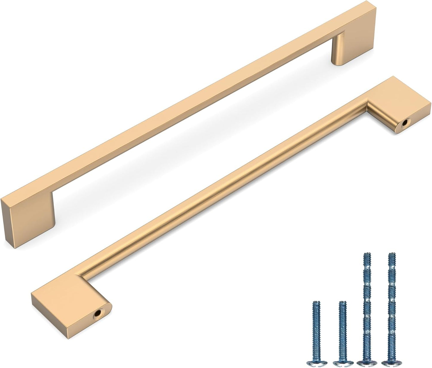 Champagne Bronze Cabinet Pulls - 10 Pack 7.5 Inch Handles