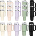 15 Pack 40 Oz Tumblers with Handle and Straw for All Occasions