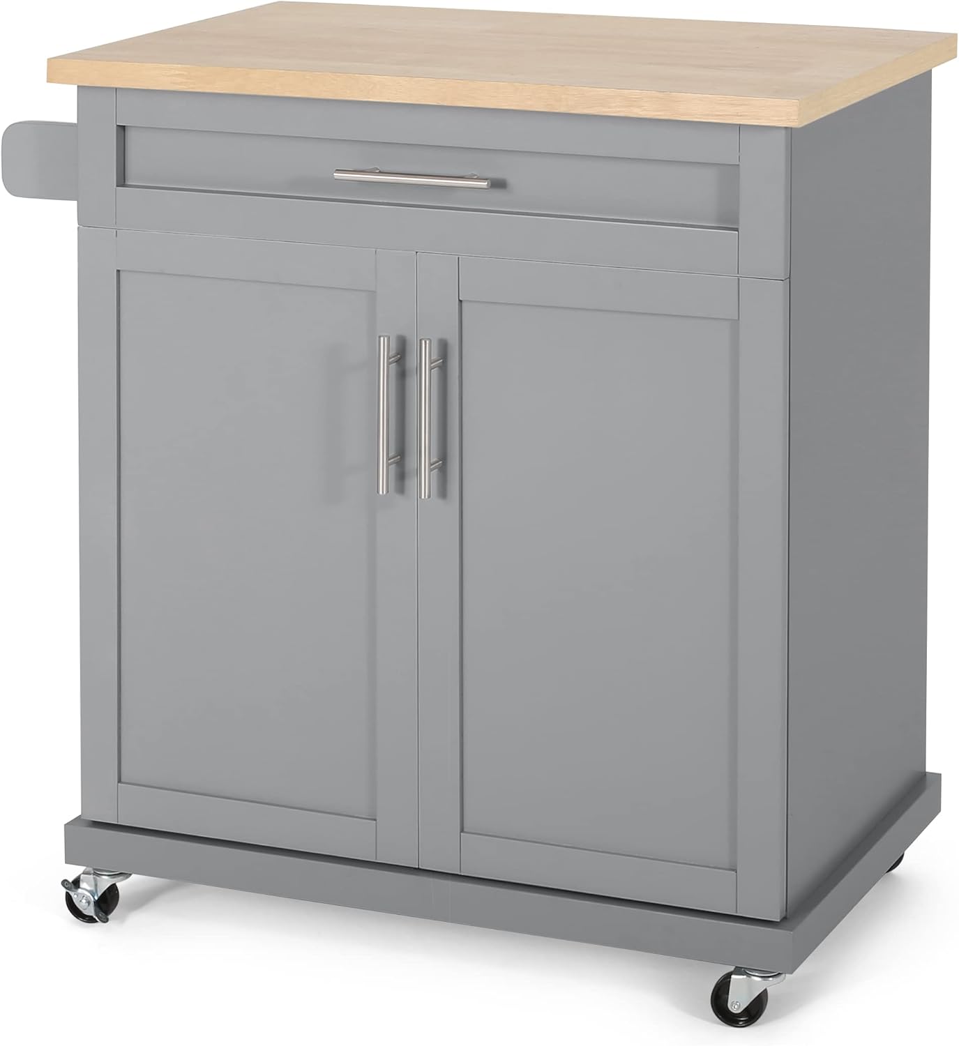 Portable & Stylish Kitchen Cart, Space-Saving Solution!
