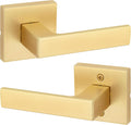 Kwikset Singapore Interior Passage Door Handle - Satin Brass